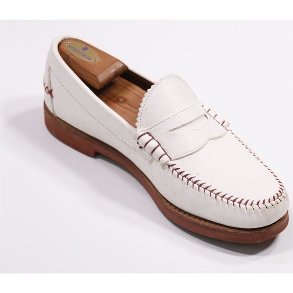 Allen Edmonds Doubleday Baseball Leather Penny Loafers Men's US 9.5 D - Picture 7 of 11